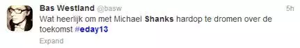 Verslag Emerce eDay 2013 - Michael Shanks - Tweet 3 Screeny tweets 3 Michael Shanks Emerce eDay 2013