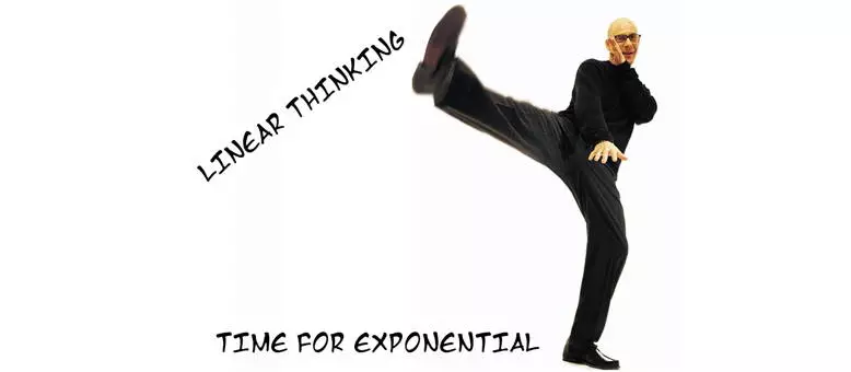 Van lineair naar exponentieel denken